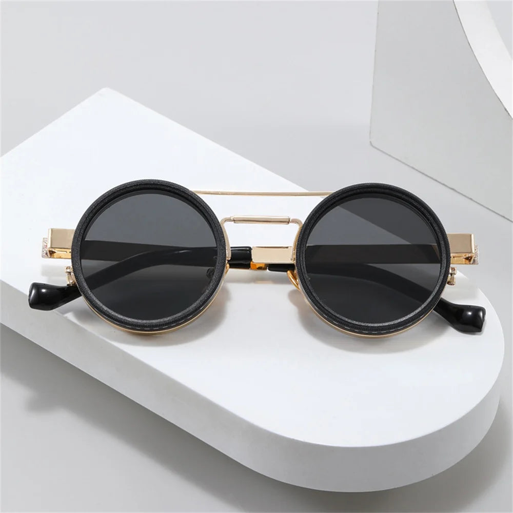 KLASSNUM Adjustable Sunglasses Men Nd Filter Glasses ND9 Speed Dimming Sun Glasses Round Polarized Fishing Driving Eyewear 2026
