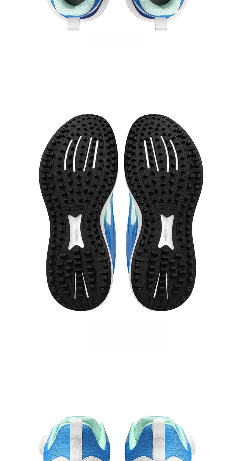 PGM Men Golf Shoes Ultra Soft Sole Knob Shoelaces Breathable Anti Slip Outdoor Sports Sneakers XZ412