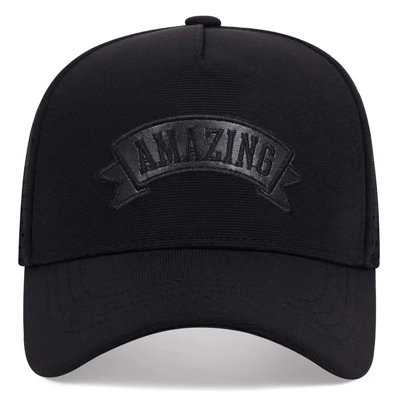 Unisex AMAZING raidžių siuvinėjimas beisbolo kepurės pavasaris vasara lauko reguliuojamos kasdieninės kepurės apsauga nuo saulės