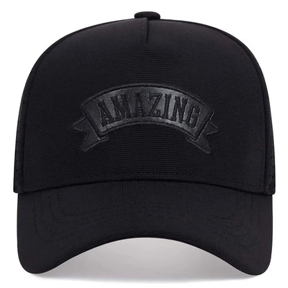 Unisex AMAZING raidžių siuvinėjimas beisbolo kepurės pavasaris vasara lauko reguliuojamos kasdieninės kepurės apsauga nuo saulės
