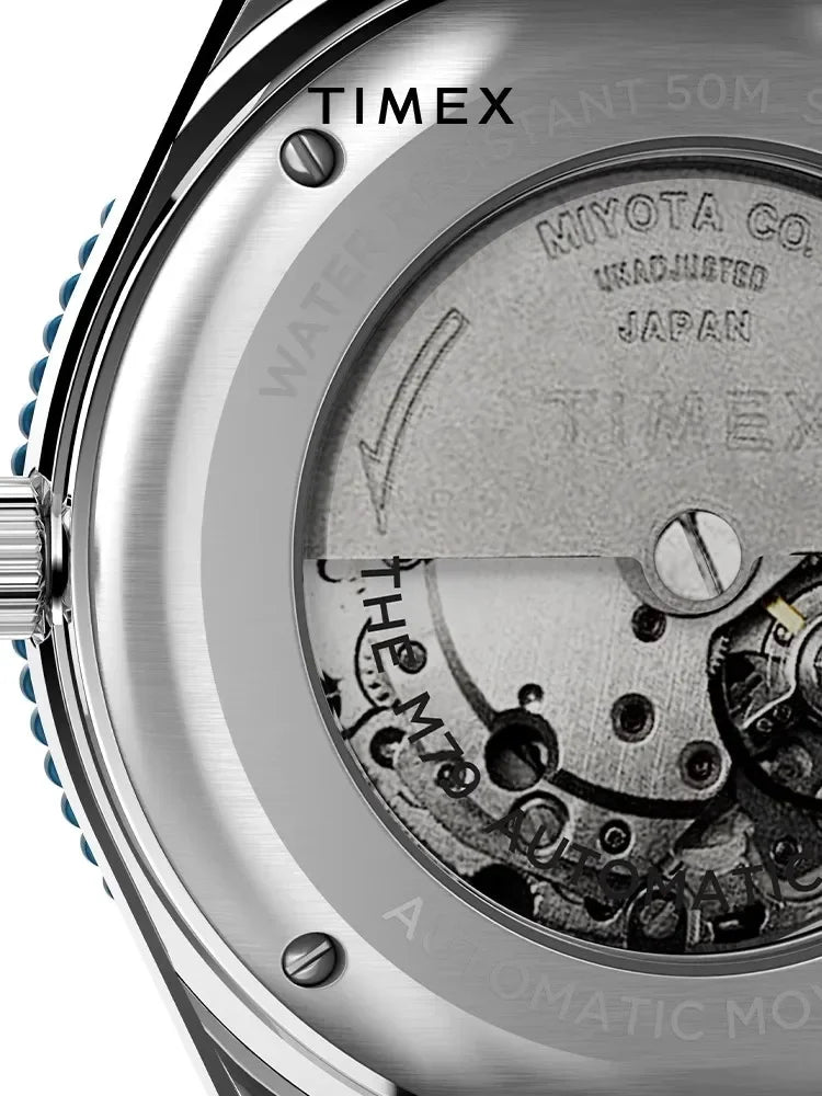 TIMEX Automatic Brand Men's Watch Luxury Leisure Multifunction Watches for Men Calendar  Steel Strip Wristwatch