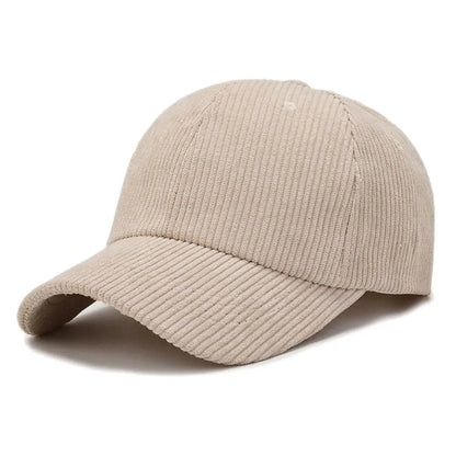 Unisex corduroy baseballpet, verstelbare zonnehoed, hiphop-pet voor heren