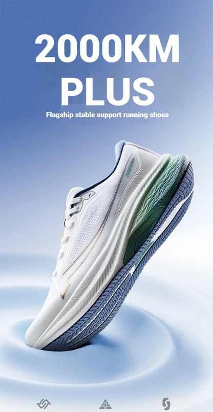 Chaussures de course Xtep 2000 km Plus - Nouveauté printemps : légères, antidérapantes et résistantes à l'usure - Baskets d'entraînement et de jogging pour homme 875319110001