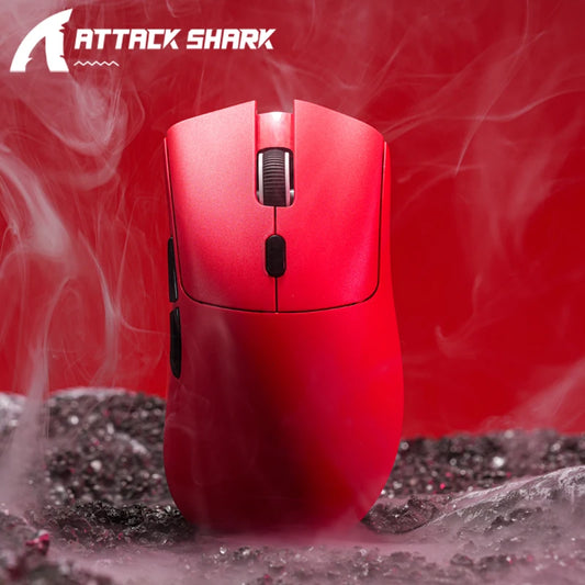 Attack Shark R1 trådlös Bluetooth-gamingmus, viral mus recenserad av influencers, PAW3311-sensor, 1000Hz returfrekvens