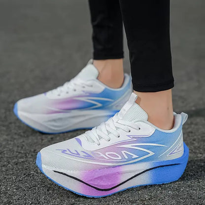 2026 Air Cushion Jogging Running Shoes Carbon Plate Marathon Men's Sports Breathable Lightweight Women's Non-Slip Sneakers