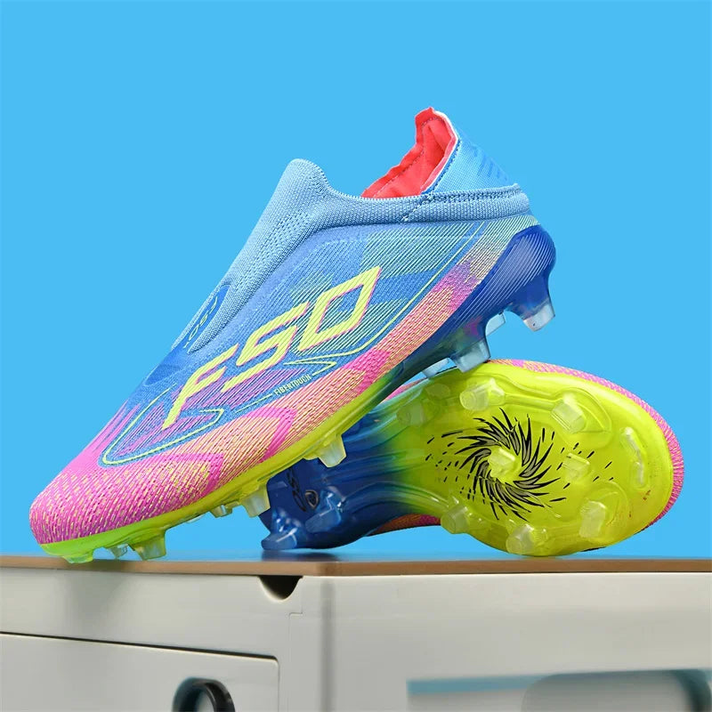 Chaussures de Football pour hommes, bottes de Football ultralégères pour adultes, crampons d'intérieur, antidérapants, Fg sur gazon, confortables, nouvelle collection