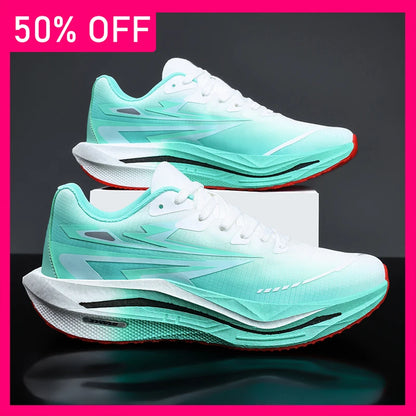 Unisex Sports Shoes Fashionable Lace-Up Running Shock-Absorbing Anti-Slip Rebound Training Shoes 2026 New Outdoor Fitness Shoes