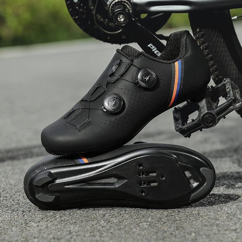 Road Cycling Shoes Flats Cleats Shoes Speed Cycling Sneaker Man Bike Shoes Women Self-Locking Non-slip Mountain Bicycle shoe spd