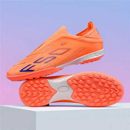 New Men's Football Boots Non Slip Comfortable Soccer Shoes Turf Ultralight Fg Grass Cleats Futsal Sport Indoor Adult Non-Slip