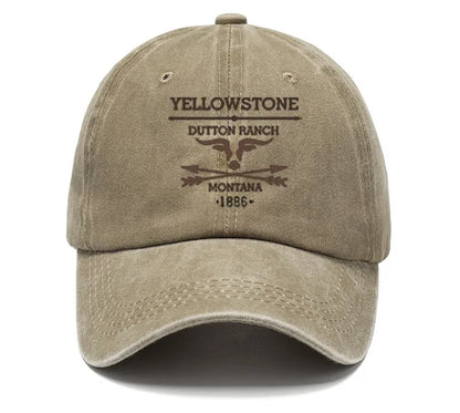 FOCUS Print Cap Washed Cotton Adjustable Classic Style Baseball Cap, Sports Duckbill Hat for Men and Women