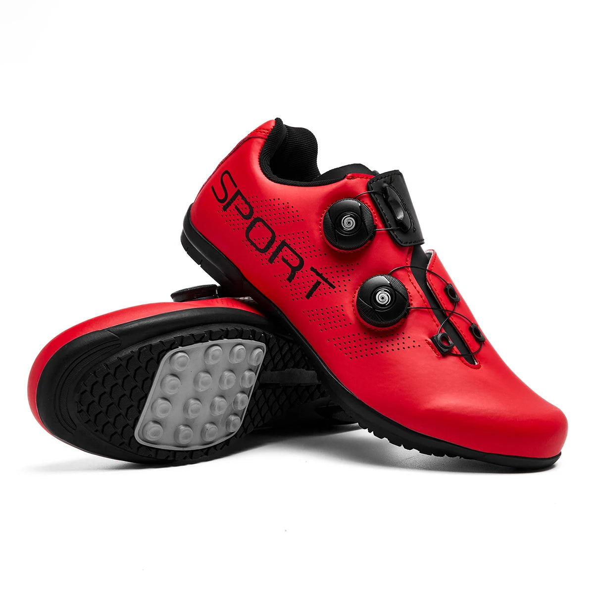 New outdoor rubber soled cycling shoes Breathable and comfortable professional sports rubber cycling shoes