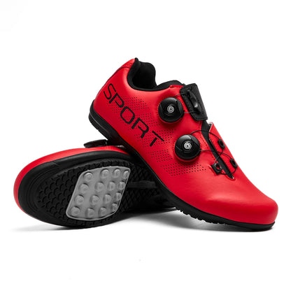 New outdoor rubber soled cycling shoes Breathable and comfortable professional sports rubber cycling shoes