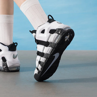 Nike (Nike) Women's Shoes Air More Uptempo (Gs) Sports Shoes Fashionable, Comfortable, Warm, Air-Cushioned Casual Shoes Dq6200-001