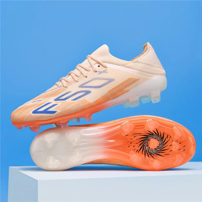 New Men Sneakers Match Grass Cleats High-quality Soccer Shoes Futsal Football Boots Non-Slip Indoor Hot-selling High-top Outdoor