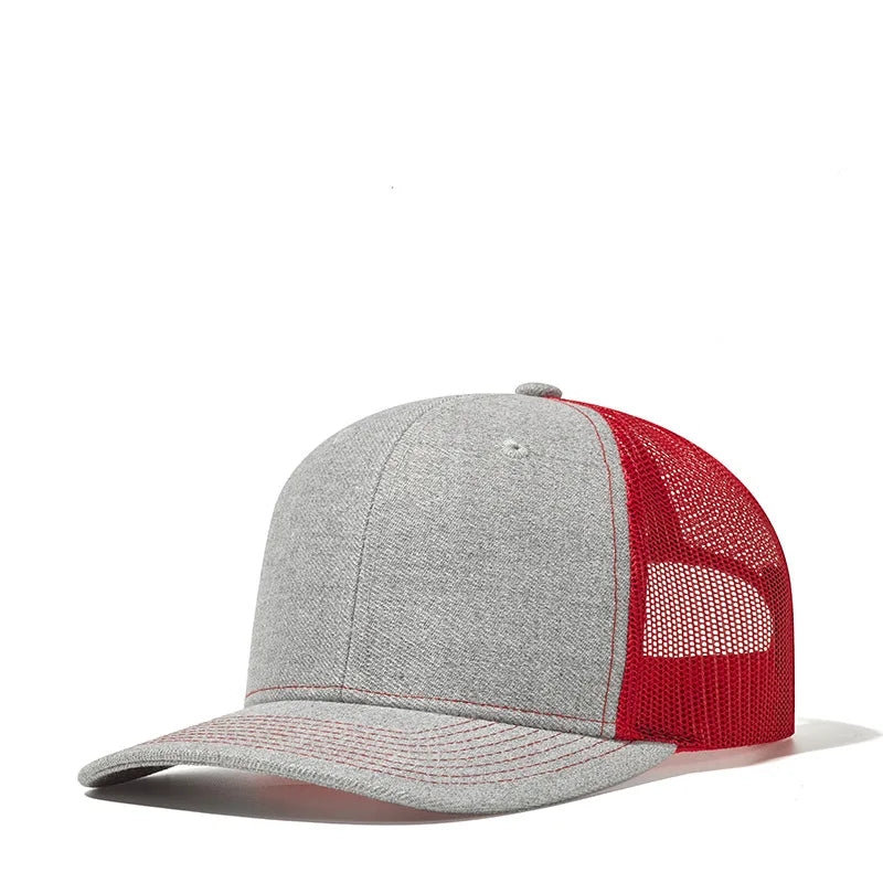 Gorras de camionero de malla en 38 colores para actividades al aire libre, gorras «dad hat» con cierre a presión, gorras de hip hop para hombre y mujer, gorras de béisbol ajustables para niños y niñas
