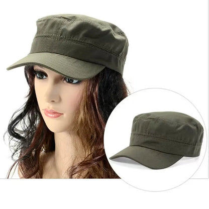 Casquette de baseball tactique militaire unisexe « Spring Solid » pour le sport en plein air, avec fermeture à pression, pour hommes et femmes, style marin