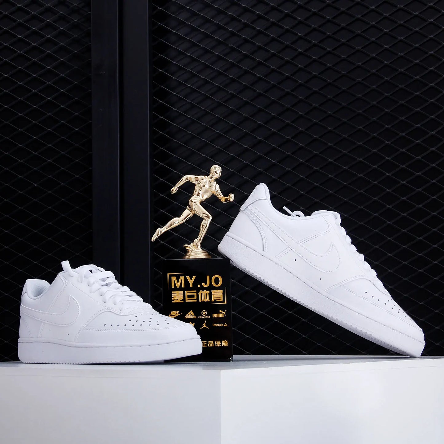 Nike Genuine Court Vision Low Unisex Low-Top Durable Sneakers CD5434-100