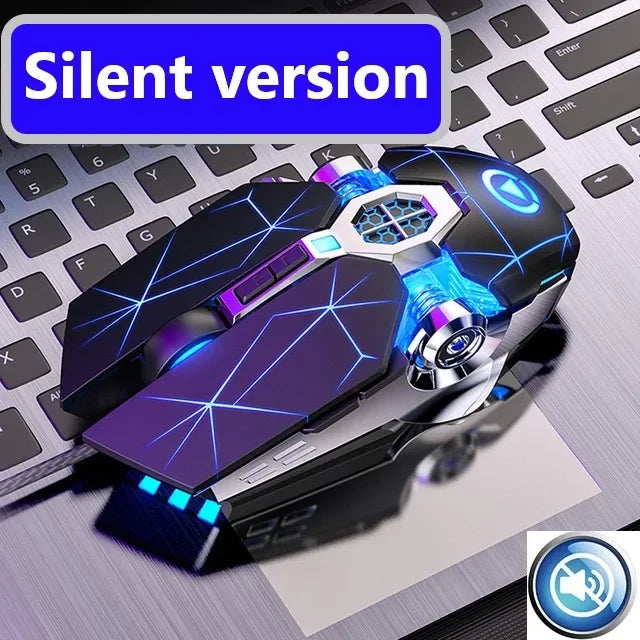 Neue professionelle Gaming-Maus 3200dpi 7 Tasten, hintergrundbeleuchtete Computermaus mit Makro-Unterstützung, mechanische kabelgebundene Silent-Maus