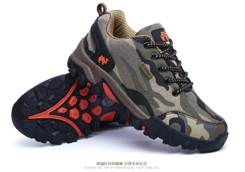 Casual Shoes Men Summer Outdoor Sneakers Women Footwear Trainer Waterproof Camouflage Army Shoe Male Military Shoes Tenis Jeans