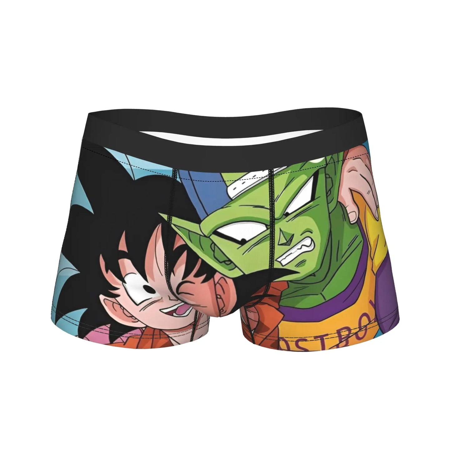 Men Dragon Ball Z Goku Vegeta DBZ Underwear  Funny Boxer Briefs Shorts Panties Homme Soft Underpants Plus Size