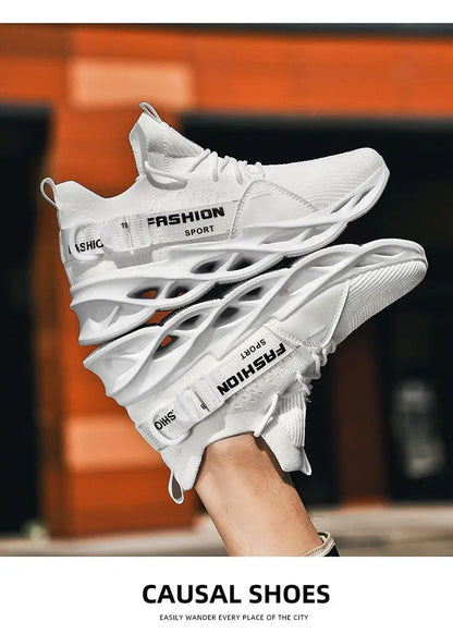 Moda Lila Casual Sneakers Dam Herr Blade Löparskor Storlek 48 Lätta Andningsbara Sportskor Herr Mesh-sneakers