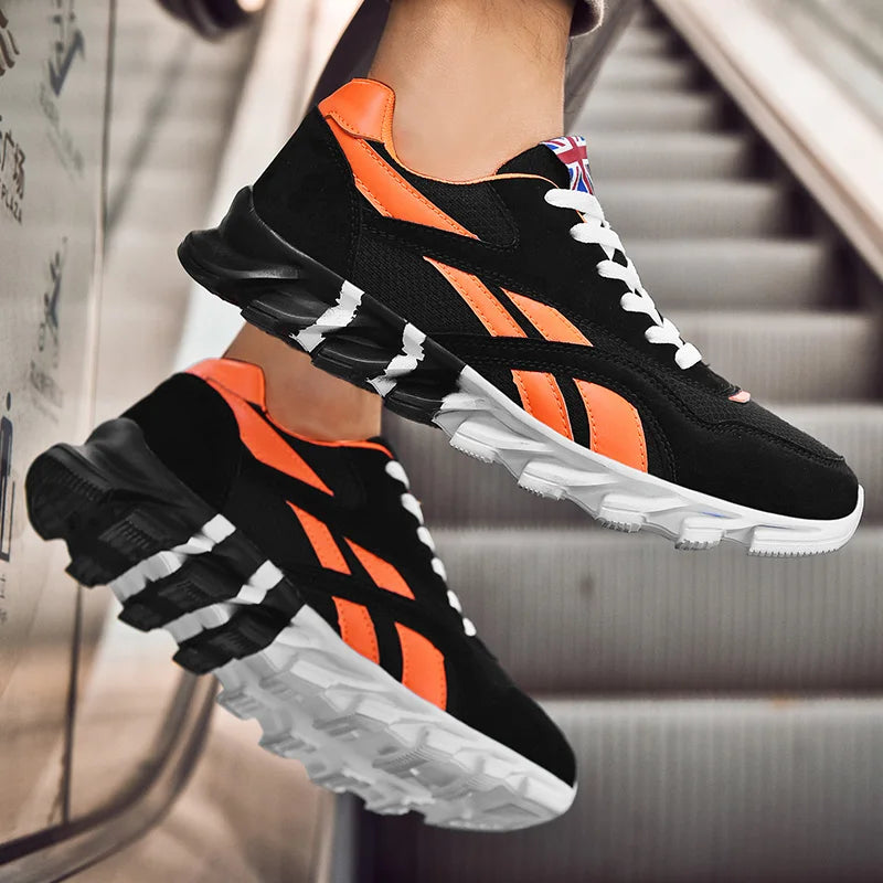 Men's Shoes Marathon Running Sports Shoes Casual Sneakers Soft Comfortable Training Shoes Wear Resistant Sneakers Men Sneakers