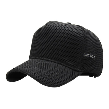Big Head Plus Size Summer Mesh Baseball Cap for Men Women Trucker Breathable Hat Adjustable for Outdoor Sports Running