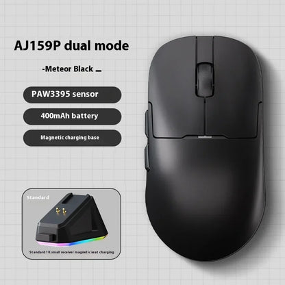 Мишка AJAZZ AJ159 APEX Tri Mode Wireless 8K със сензор PAW3950, ниска латентност, база за зареждане, персонализируема, лека, за PC гейминг