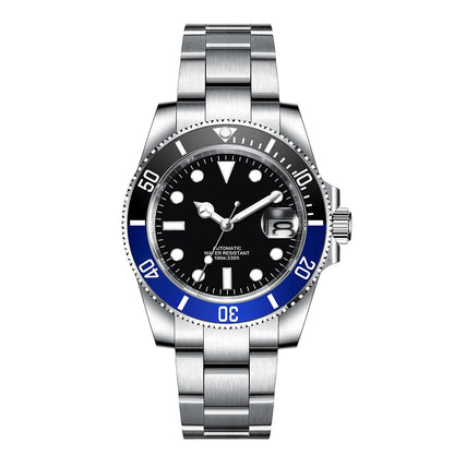 Customized Logo Reloj Men's Mechanical Automatic Wristwatch NH35 Movement 40mm Dial 100M Waterproof Sapphire Glass DIY Corgeut