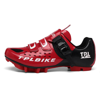 New Men’s and Women’s Bicycle Shoes Outdoor Cycling Shoes with Three Functional Soles Professional Training Shoes
