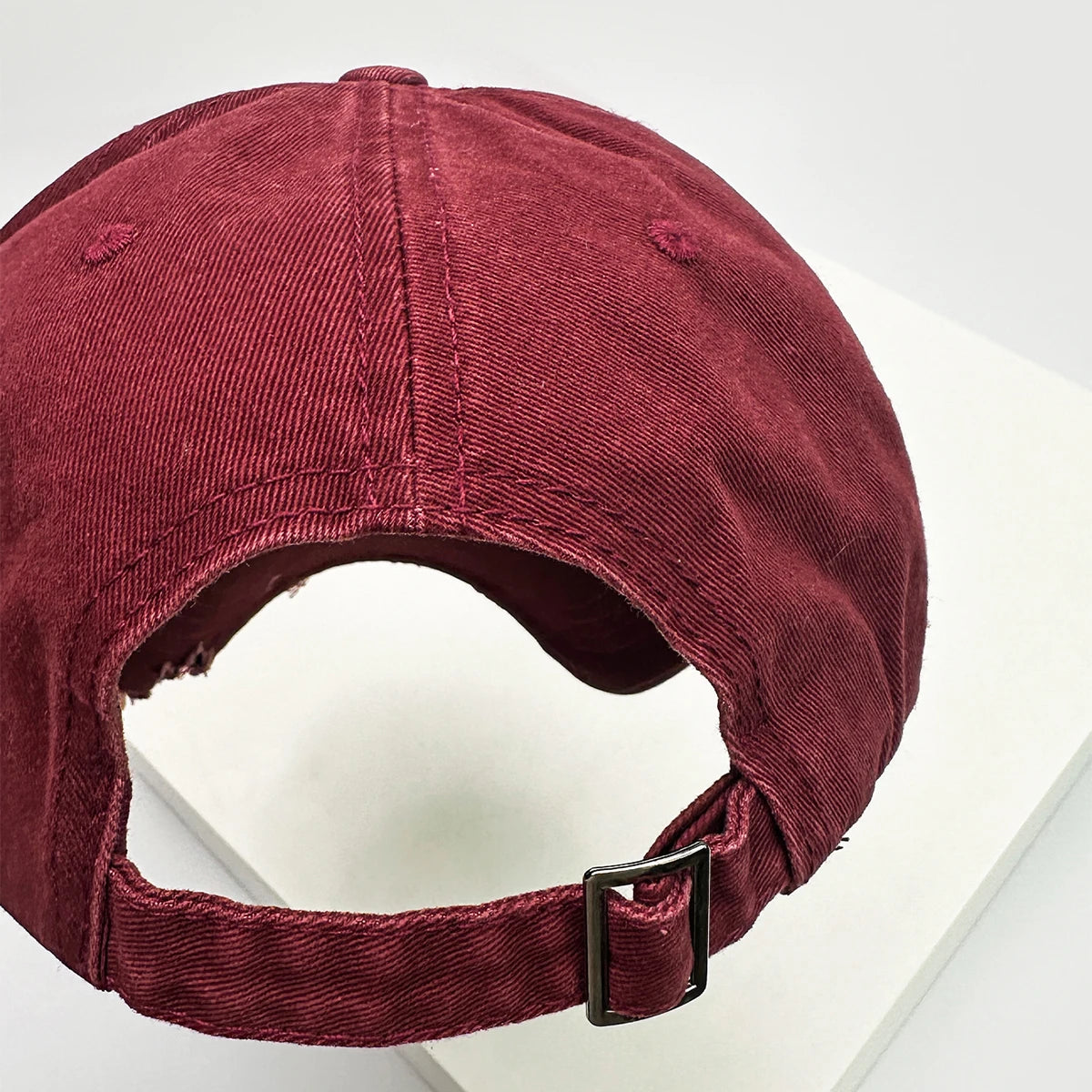New Unisex Notch Solid Personal Baseball Hats Breathable Broken Style Sunshade Casual Peaked Caps Versatile Distress Fashion ins