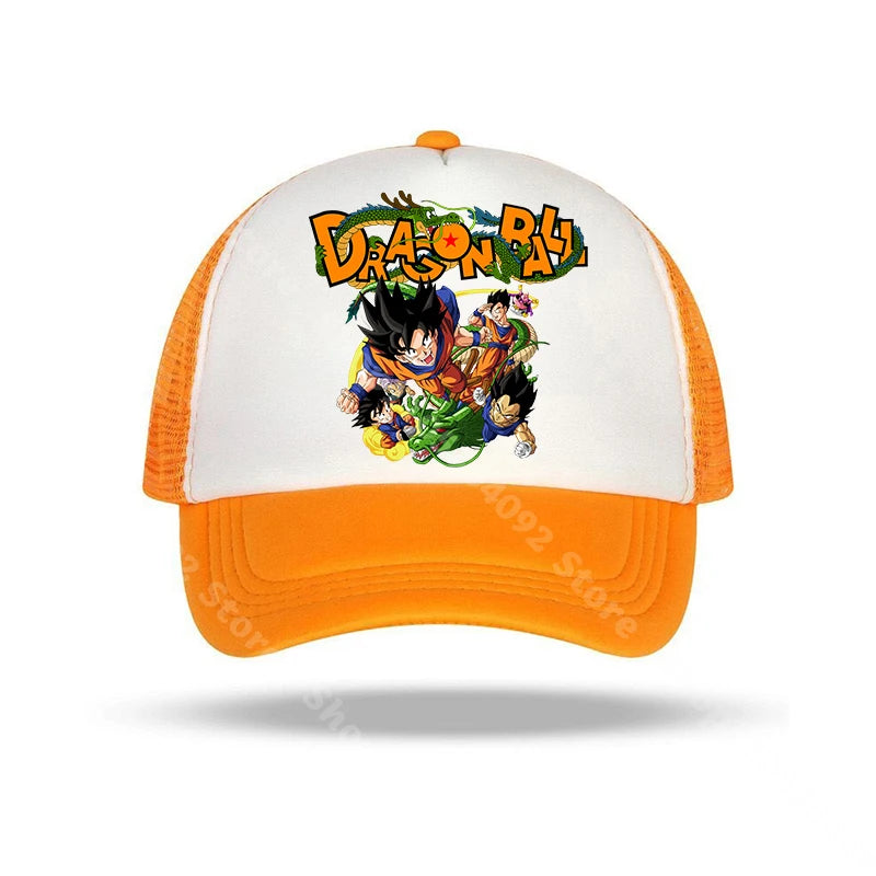 „Dragon Ball“ beisbolo kepurės su anime personažų atvaizdais, saulės kepurės vaikams ir suaugusiems, vasarinės, kvėpuojančios, kasdienio stiliaus kepurės, reguliuojamos kepurės su snapeliu, dovanos
