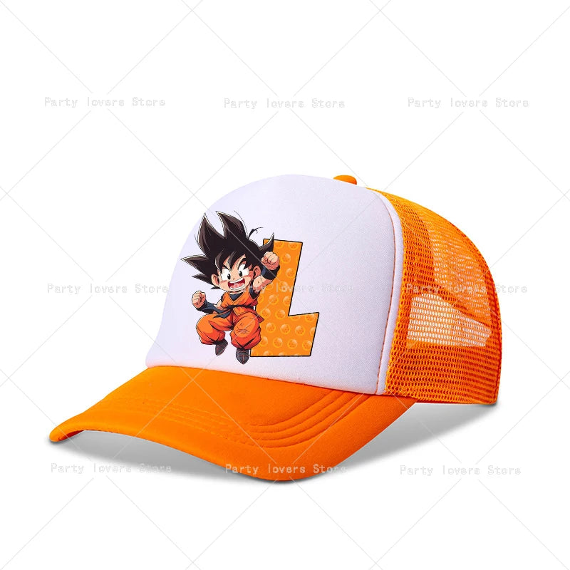 Dragon Ball-baseballkasket, anime, børn, voksne, kasket, tegneserie, sommer, åndbare kasketter, børn, drenge, udendørs, afslappet, solhatte