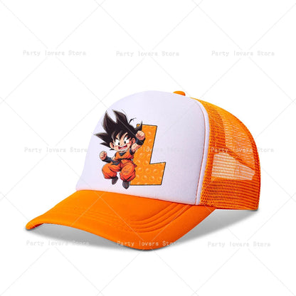 Dragon Ball-baseballkasket, anime, børn, voksne, kasket, tegneserie, sommer, åndbare kasketter, børn, drenge, udendørs, afslappet, solhatte
