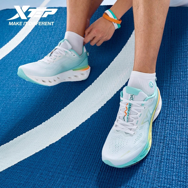 Xtep Reactive Coil 12.0 Running Shoes for Men, 2025 Summer Elastic Sports Shoes, Rebound Cushioning Sneakers 975219110045