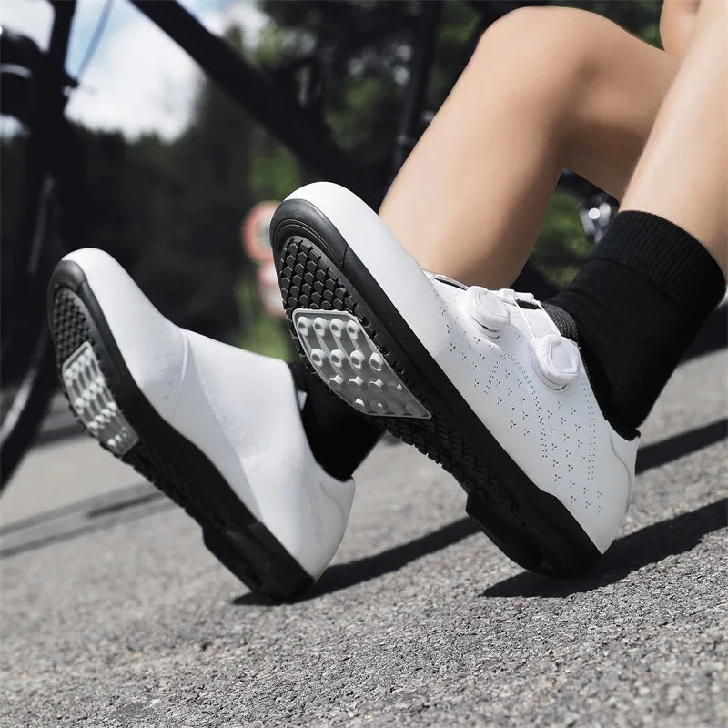 Men Non Locking Mountain Bike Shoes Without Cleats Road Bicycle Rb Speed Non Cleat Cycling Shoes Sneaker Flat Pedal Mtb Women