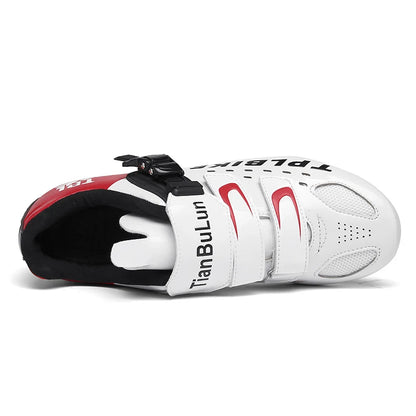 New Men’s and Women’s Bicycle Shoes Outdoor Cycling Shoes with Three Functional Soles Professional Training Shoes