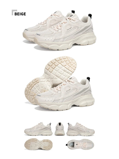 Baasploa Women Sports Shoes Outdoor Lightweight Breathable Jogging Sneakers Female Casual Mesh Anti-slip Lace Up Running Shoes