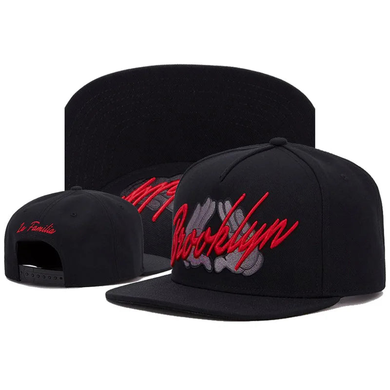 Luksus kasket Gorra-mærke Herrehatte Flat Top Baseball-kasket til mænd Justerbar Snapback Gorras Hombre Sport Kvinder Mænd HipHop Solhat