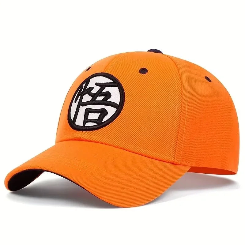 Czapki baseballowe Dragon Ball Son Goku unisex z haftem Gui Wu – wiosenne i jesienne czapki na świeżym powietrzu, regulowane, codzienne, chroniące przed słońcem