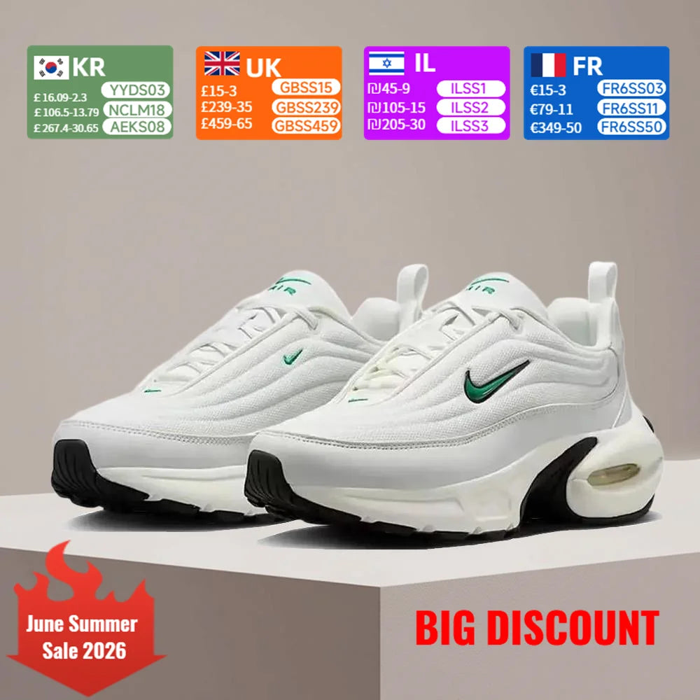Nike Air Max Portal Women's Shoes: Comfortable Air-Cushioned Low-Top Retro Running Shoes with Thick Soles HF3053-106
