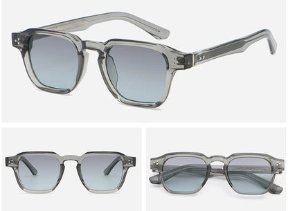 Peekaboo irregular sunglasses for women black brown retro style square sun glasses for men uv400 summer accessories 2025