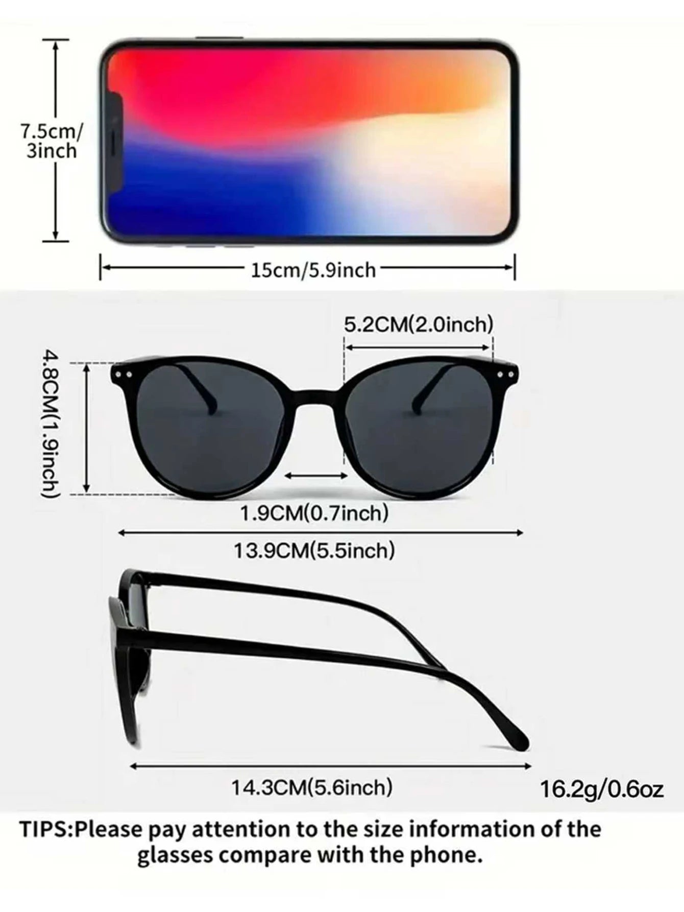 2Pcs Women's Fashionable Round Frame Glasses Chic Black, Tortoiseshell Combination Glasses Daily Wear Holiday Gifts