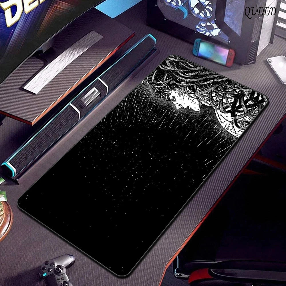 Gaming Accessories Varmilo Keyboard Computer Mousepad CS GO LOL Mouse Pad Berserk Guts Anime Dywan Gamer 900X400 XXL Desk Mats