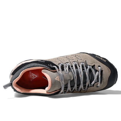 HUMTTO Trekking Shoes for Women Winter Hiking Shoes Women's Waterproof New Luxury Designer Climbing Leather Casual Woman Sneakers