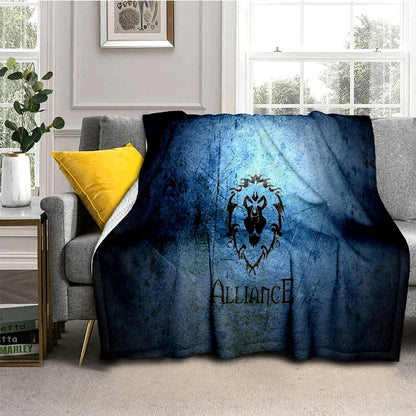WOW, World of Warcraft  Demon Hunter, Lich King Game Flannel Blanket for Beds Bedroom Sofa Picnic,Throw Blanket Outdoor Leisure