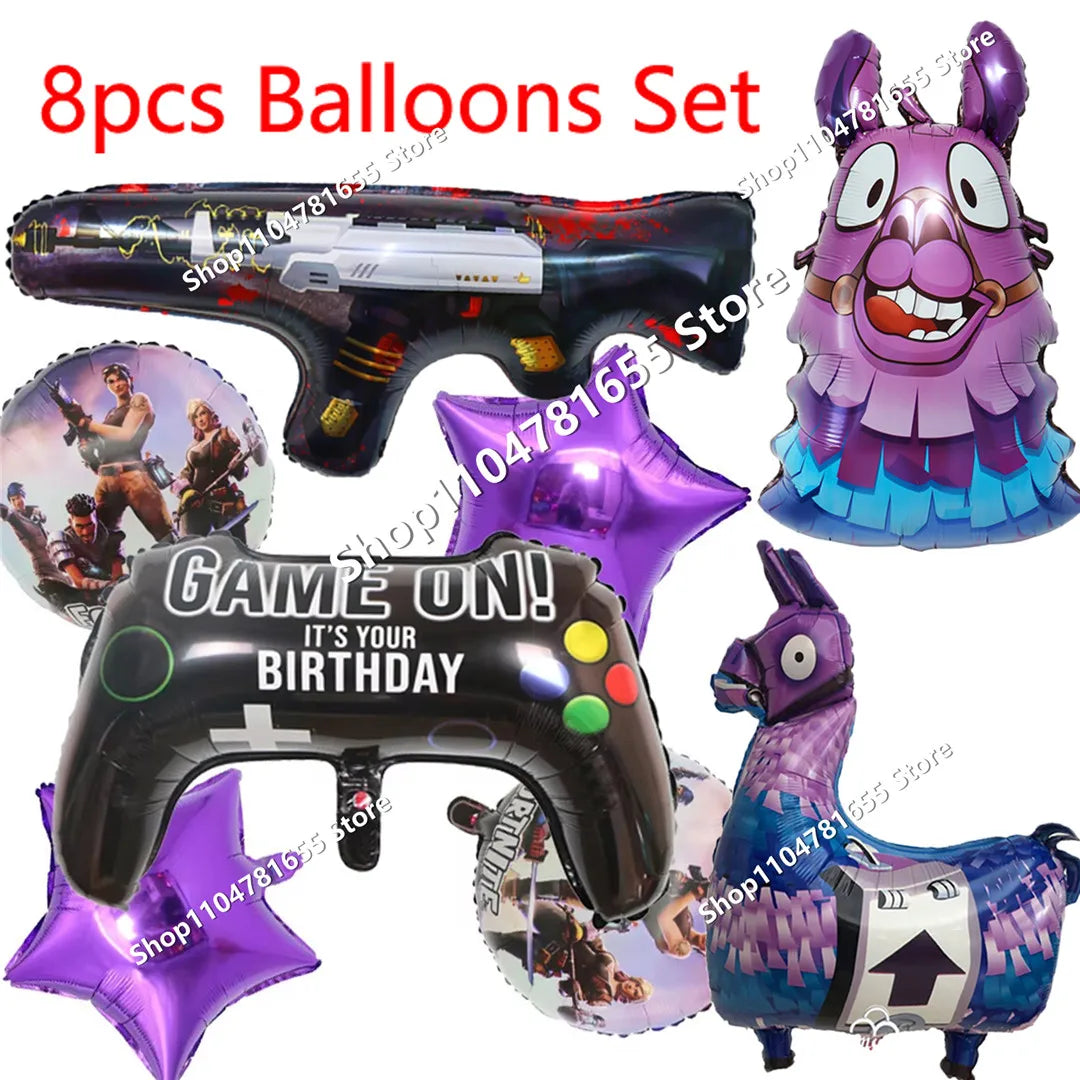 Set da 8 pezzi 10cm Fortnite Giocattoli Action Figure Modello Game Battle Royale Bambola Giocattolo Cool per Bambini e Ragazzi Regalo Divertente per Compleanno e Natale