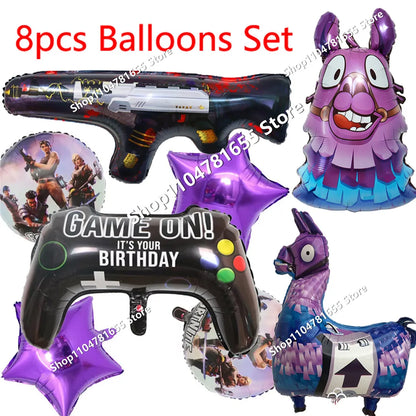 Set da 8 pezzi 10cm Fortnite Giocattoli Action Figure Modello Game Battle Royale Bambola Giocattolo Cool per Bambini e Ragazzi Regalo Divertente per Compleanno e Natale