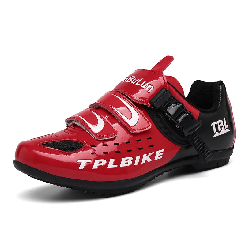 New Men’s and Women’s Bicycle Shoes Outdoor Cycling Shoes with Three Functional Soles Professional Training Shoes