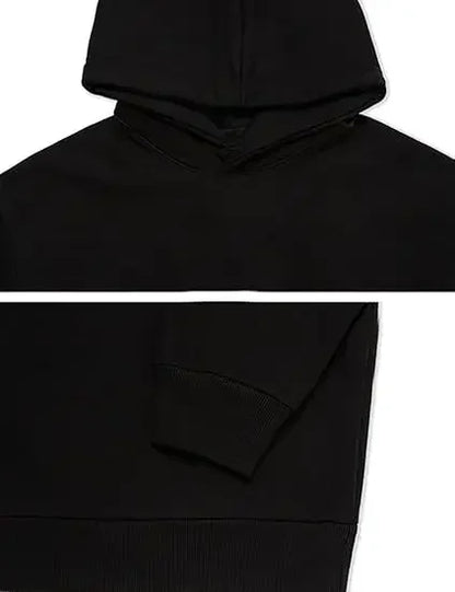 Conjunto de sudadera con capucha negra Dragon Ball Z Frieza Golden Form con estampado trasero de efecto de energía morada en algodón y diseño con logotipo M
